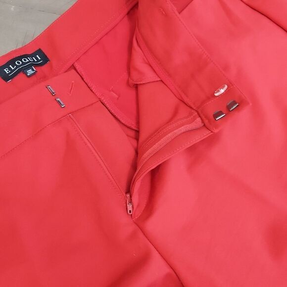 Eloquii Kady Red Ankle Length Dress Pants Sz 20R - Picture 8 of 11